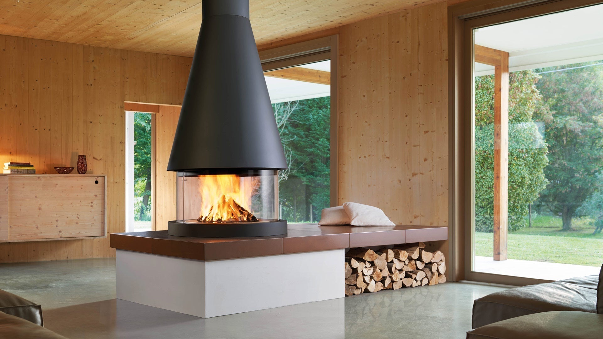 Chimeneas de leña Modernas