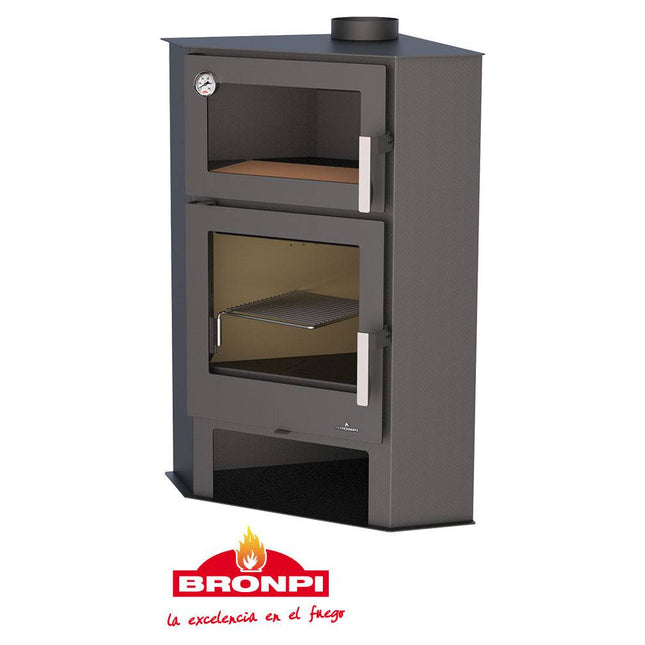 LERMA H Estufa de Leña con Horno de Bronpi | Stockestufa – Esangar ✔