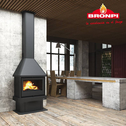 Lisboa de Bronpi | Chimenea Metálica de Leña | Stockestufa – Esangar ✔