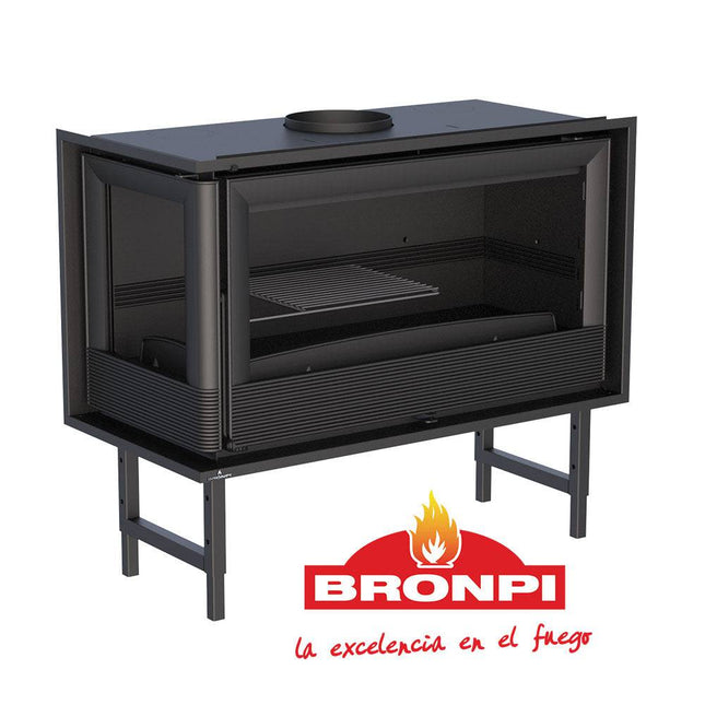 Bronpi PARÍS 90 EI | 90 EI VISION Insertable de Leña | Stockestufa – Esangar ✔