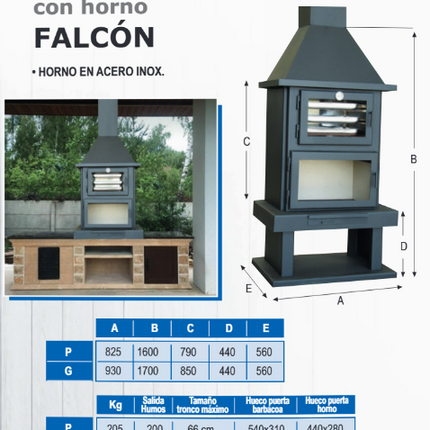 Falcón con Horno