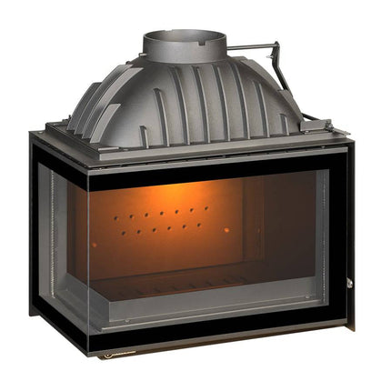 Chimenea 700 Angulo Cristal | Chimenea de leña moderna | Stockestufa-Esangar ✔