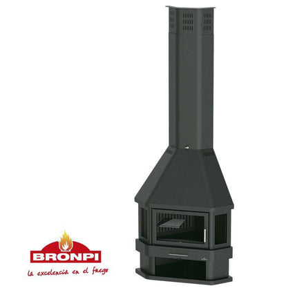 Lorca R de Bronpi Chimenea de leña Stockestufa – Esangar ✔