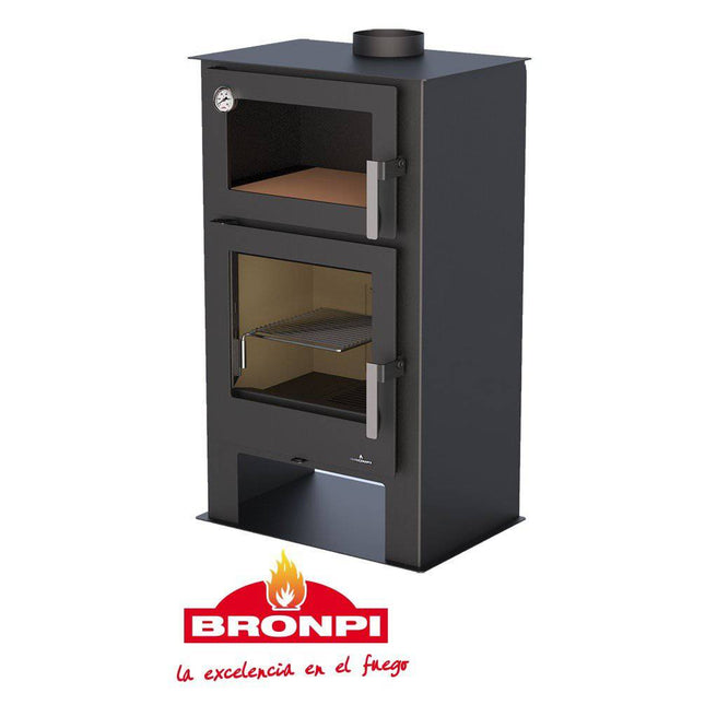 Gijon H Estufa de Leña con Horno Bronpi | Stockestufa – Esangar ✔