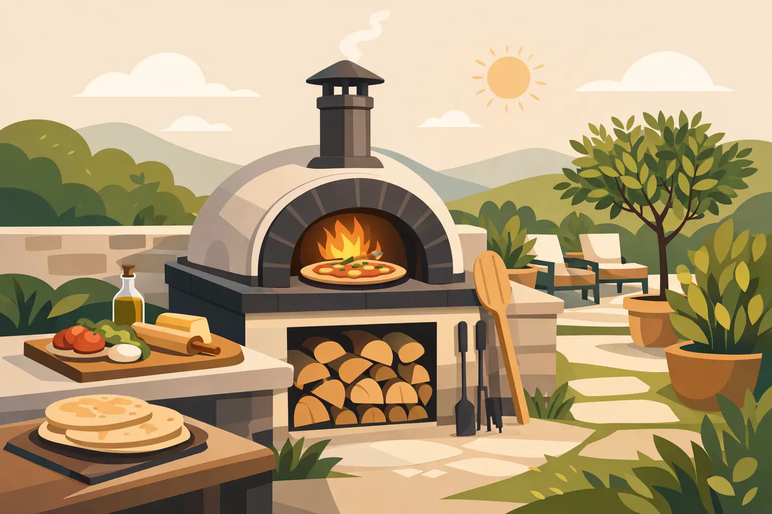 Cómo elegir un horno de leña para jardín