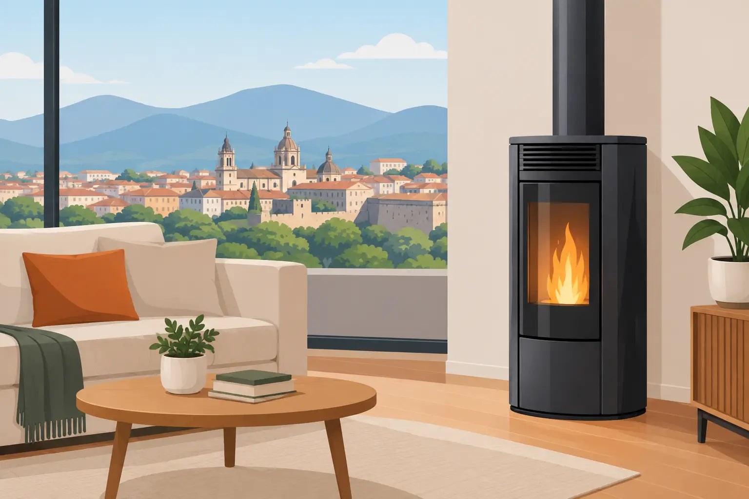 Chimeneas calefactoras en Pamplona para su hogar