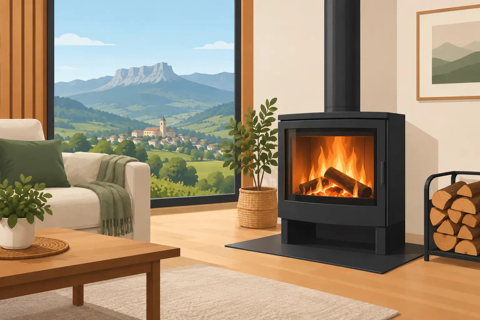 Chimeneas de leña en Navarra para su hogar