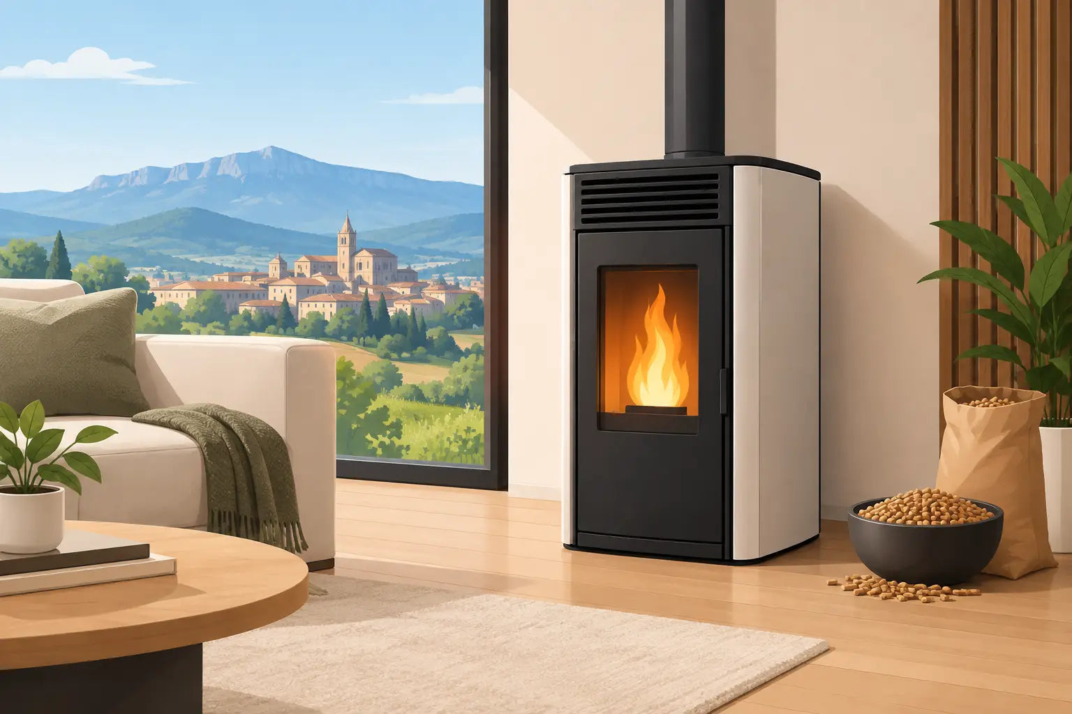 Chimeneas de pellet Navarra para su hogar