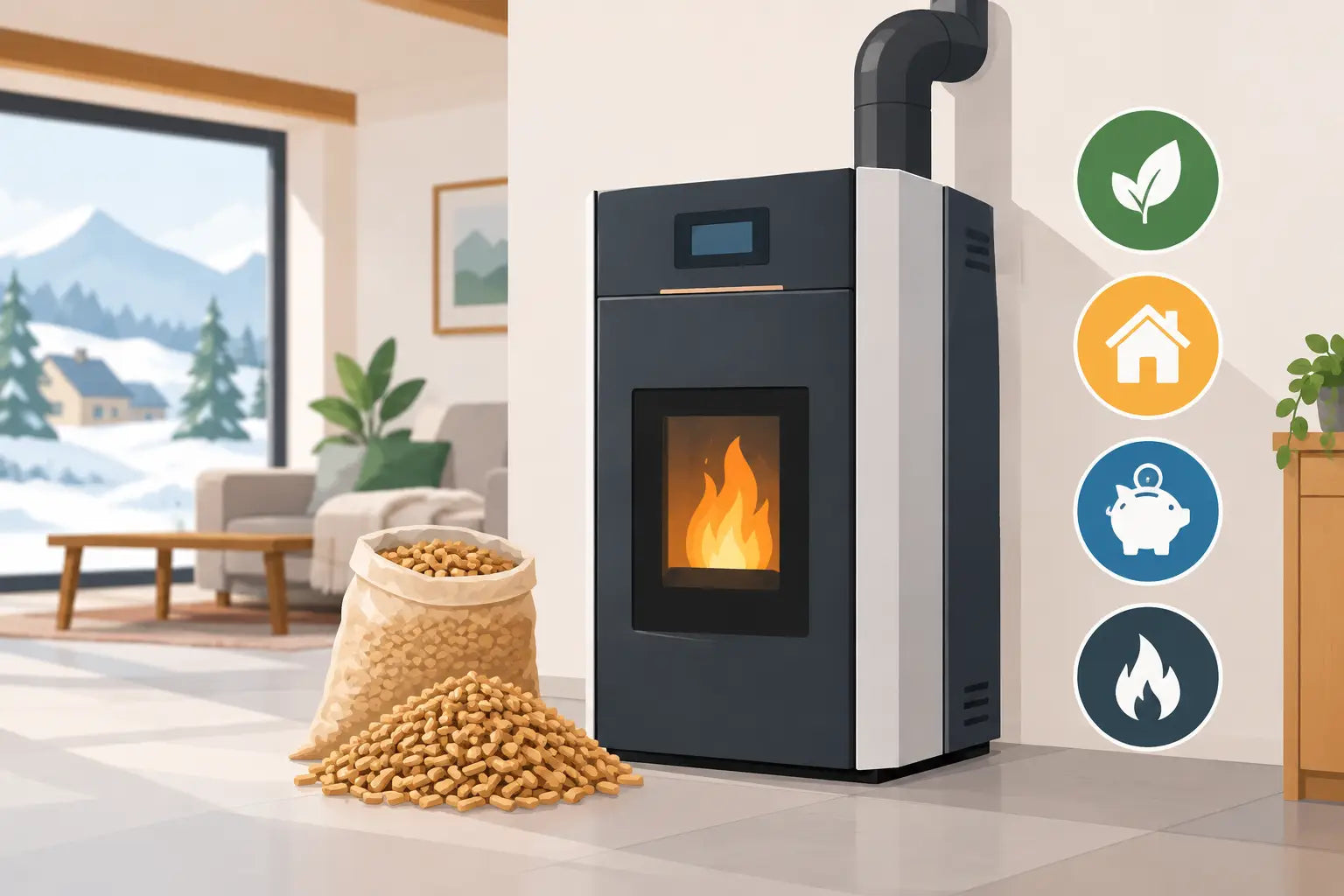 Cómo elegir una caldera de pellet para su hogar