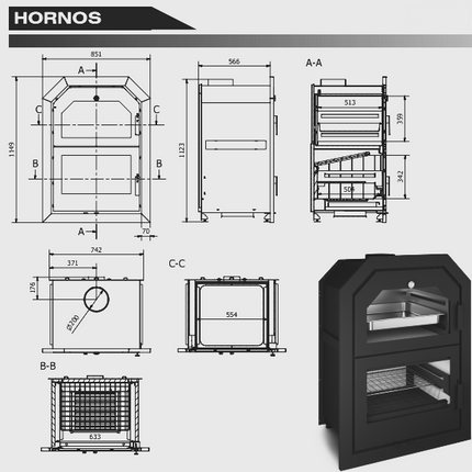 Cocina Y Horno Empotrados | Stock Estufa