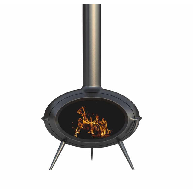 Pequeña estufa de leña | Estufa de hierro fundido | Stock Estufa | Esangar