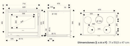 INSERTABLES HONORÉ: 600/700/800