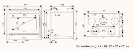INSERTABLES HONORÉ: 600/700/800