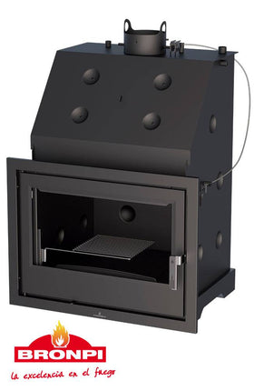 HYDROBRONPI 80E / 80E. VISION | Termochimenea de  Leña | Stockestufa – Esangar ✔