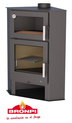 LERMA H Estufa de Leña con Horno de Bronpi | Stockestufa – Esangar ✔
