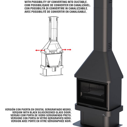 Lisboa Vision de Bronpi | Chimenea Metálica | Stockestufa – Esangar ✔