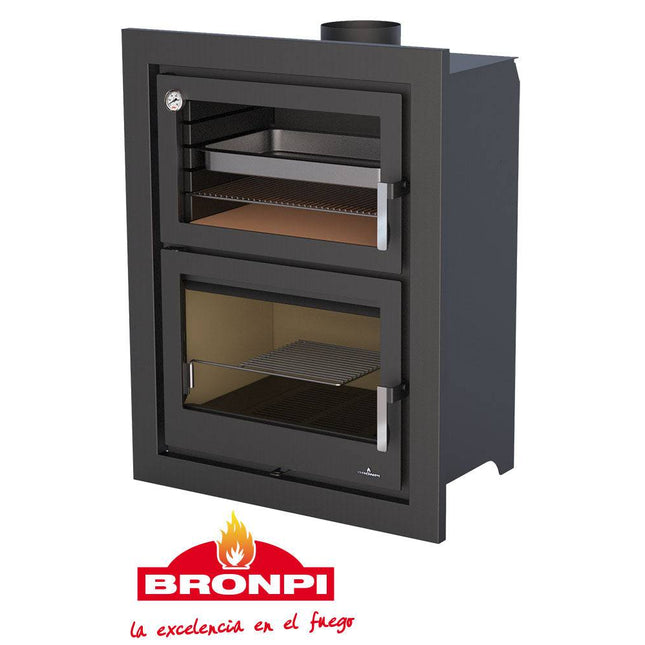 Murano E de Bronpi Insertable de leña con Horno | Stockestufa – Esangar ✔