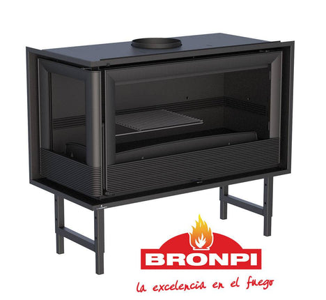 Bronpi PARÍS 90 EI |&nbsp;90 EI VISION Insertable de Leña | Stockestufa – Esangar ✔