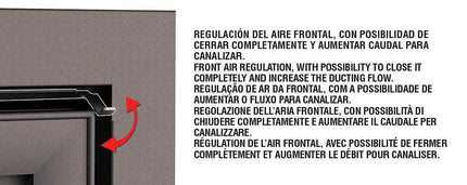 PARIS 90 | 90 VISION de Bronpi | Insertable de Leña | Stockestufa ✔