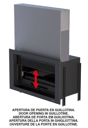 Paris 90 Vision Guillotina Hogar de Leña | Stockestufa – Esangar ✔