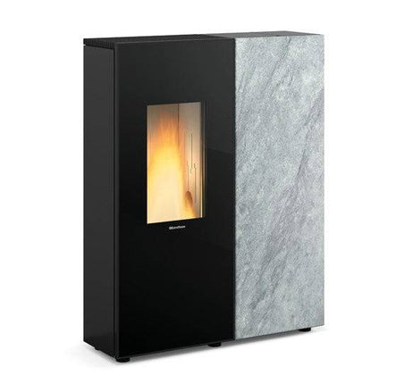 SHARON PLUS - PETRA  Estufa de Pellet Estrecha, Estanca y Canalizada de La Nordica | Stockestufa - Esangar ✔ 