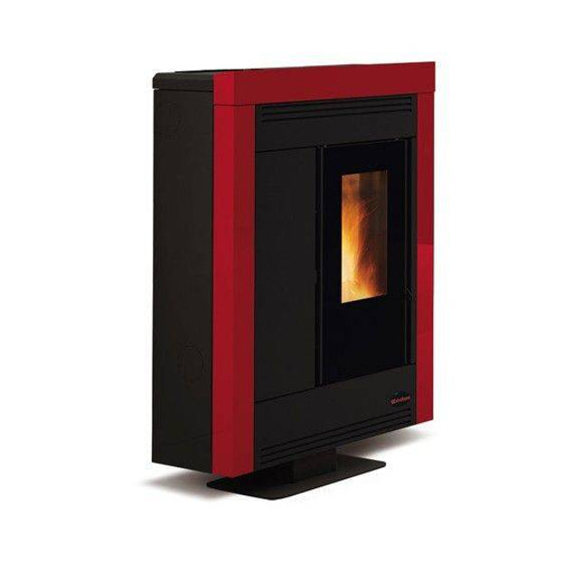 Souvenir Steel Evo de Nordica Extraflame Estufa de Pellets "Estrecha" Canalizada. | Stockestufa - Esangar ✔ 