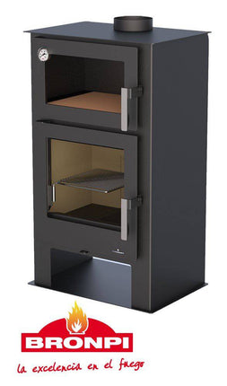 Gijon H Estufa de Leña con Horno Bronpi | Stockestufa – Esangar ✔